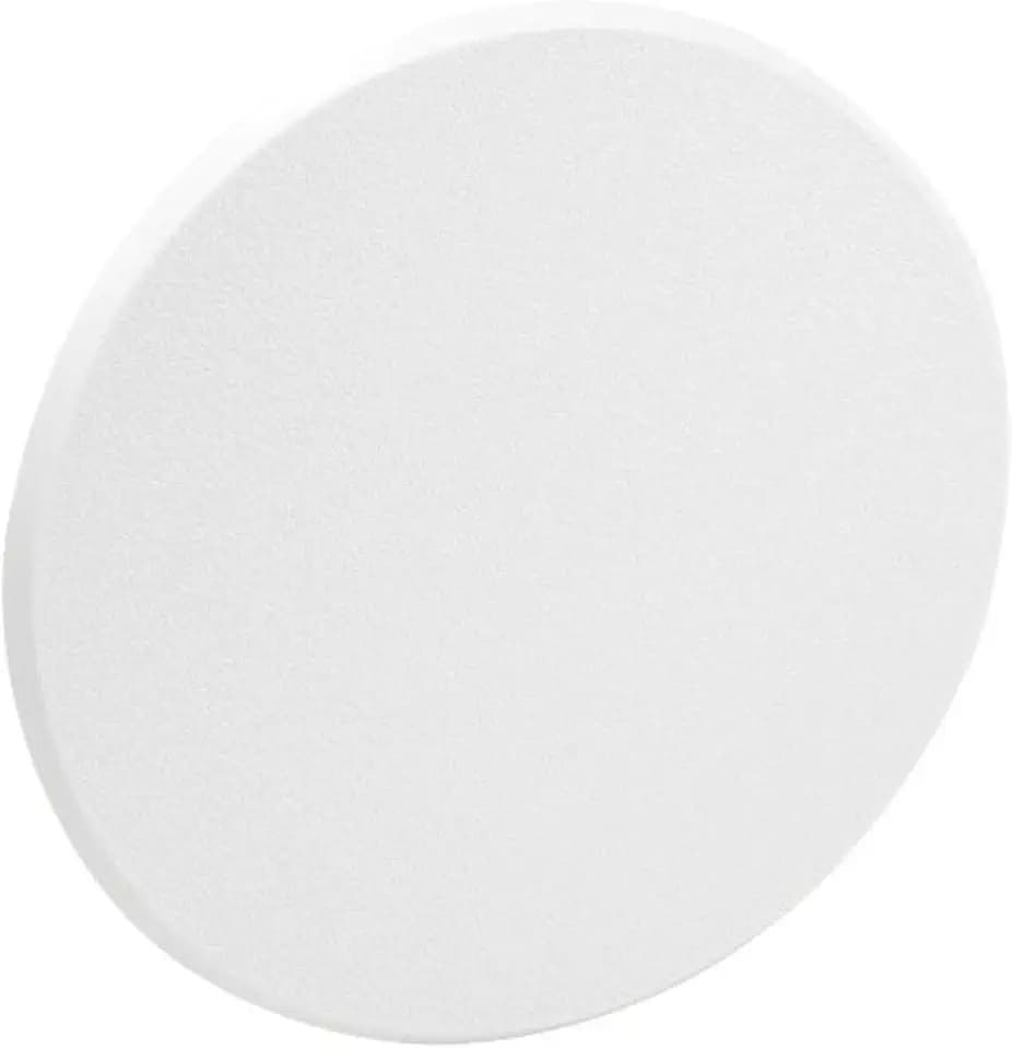Prime-Line Wall Protector, Self-Adhesive, 7 in. Diameter, White Vinyl