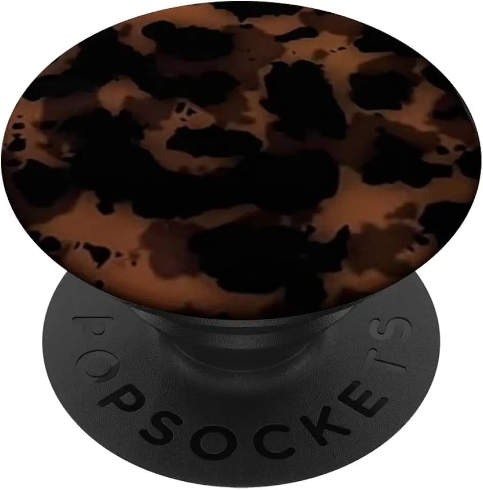 Brown Amber Leopard PopSockets Adhesive PopGrip