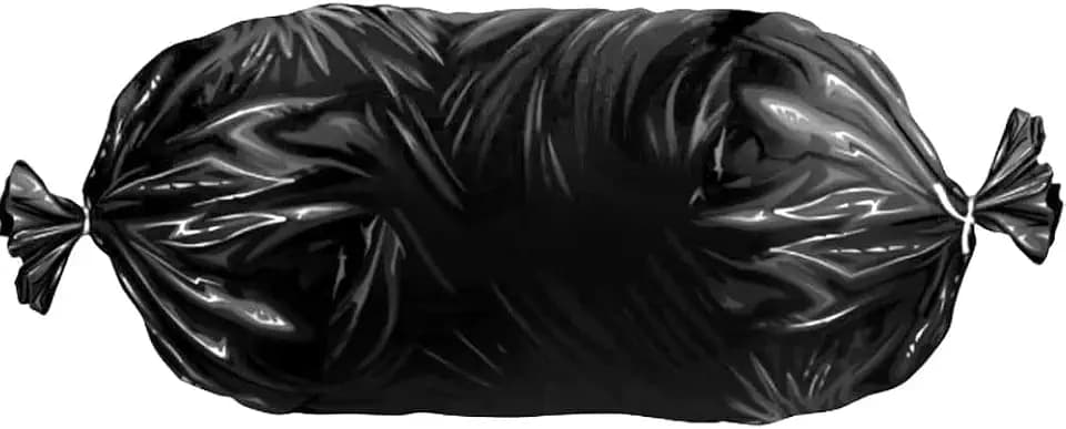 Aluf Plastics 32" Tubing 4 MIL Black Compactor Bags With 3" Core Rolls - 32 Inch x 244 Feet - For Contractor, Industrial, Healthcare, & Municipal