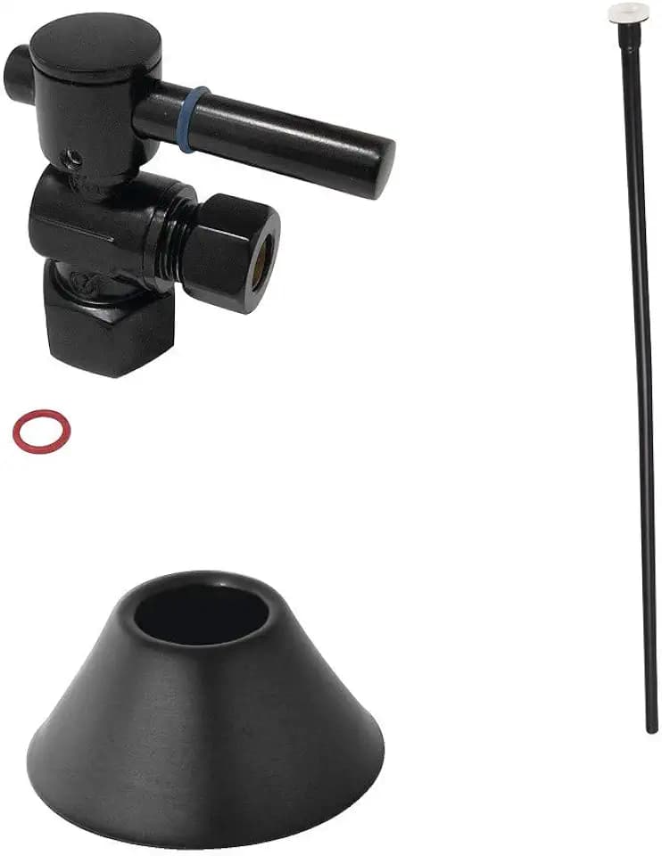 Kingston CC43100DLTKF20 Toilet Trim Kit, Matte Black