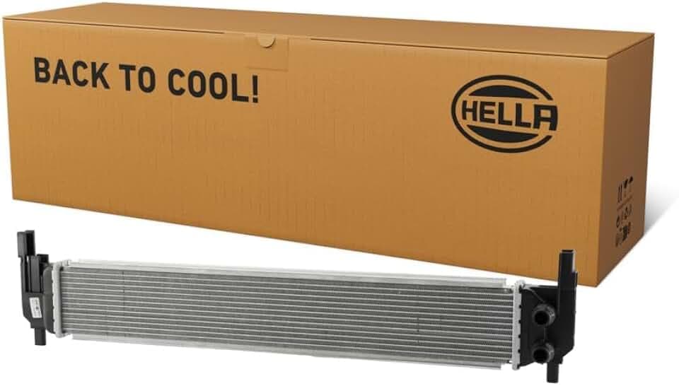 HELLA 8MK 366 302-111 Kühler, Motorkühlung - Kühlrippen gelötet