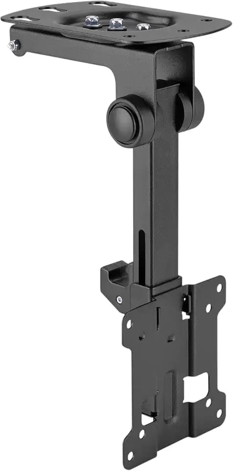 RICOO TV Deckenhalterung Schwenkbar Fernseher Halterung Decke Klappbar für 13-34 Zoll Bildschirm-Halterung Dachschräge D0411 Fernsehhalterung Decken-Halter Flach Smart OLED Curved VESA 100 x 100