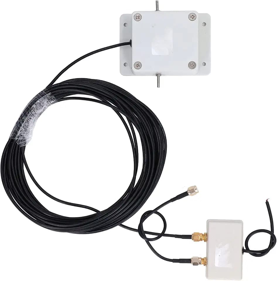 MLA 30 Plus Loop Antenna, Aktive Empfangsantenne MLA-30 Loop Active Receiver Funkantenne USB-Netzteil 0.5-30MHz 9‑14V für Den Außenbereich