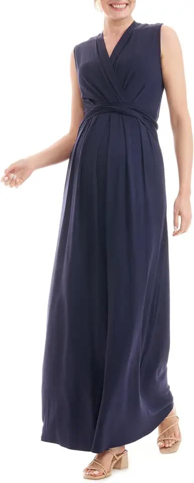 Herzmutter Umstandskleid Sommer Jersey Schwangerschaftskleid Maxi 6900