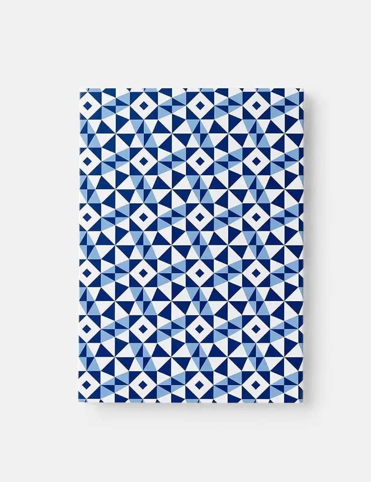 Gio Ponti Mosaic Midsized Lined Notebook