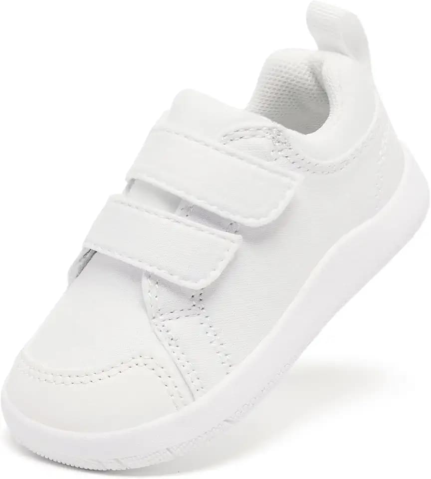 MORENDL Wide Toe Box Shoes Toddler Walking Shoes Baby Boy Girl Non-Slip Sneakers Comfort Tennis Outdoor Activities