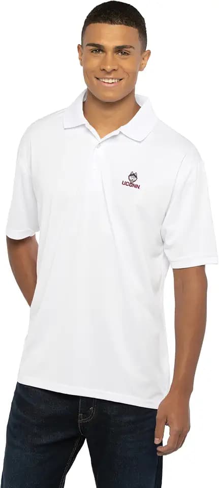 Vantage Apparel NCAA Moisture Wicking Grey Poly Men's Polo