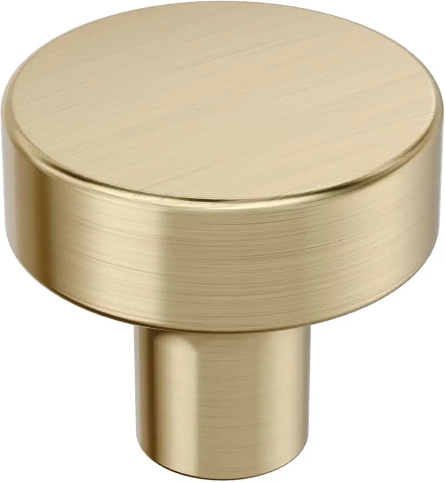 Amerock 1-1/4" Round Merced Golden Champagne Cabinet Knob