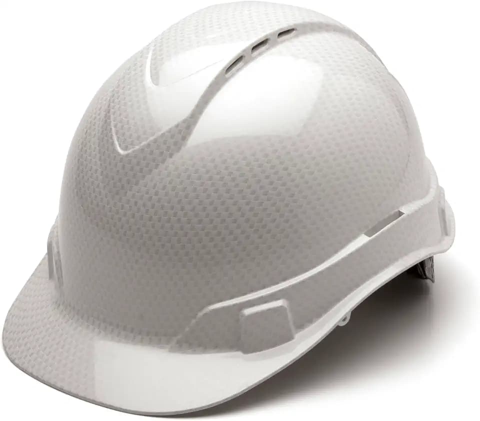 Pyramex Ridgeline Cap Style Hard Hat, 4-Point Ratchet, Vented
