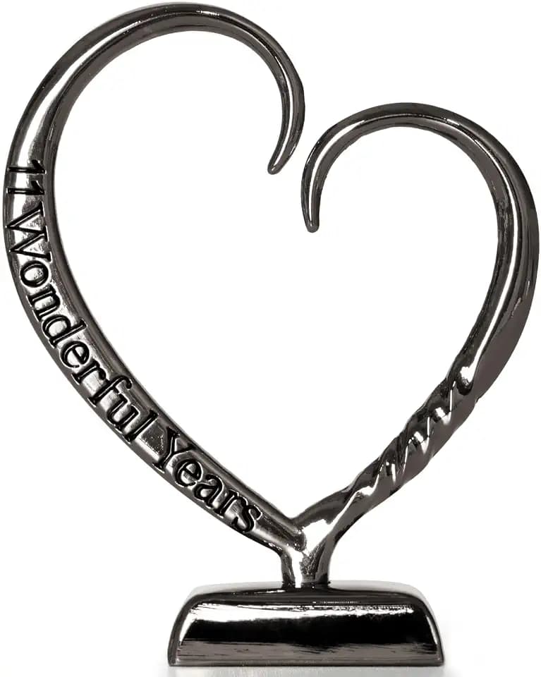 11 Year Anniversary Steel Gifts for Wife Her Women 11th Wedding Anniversary