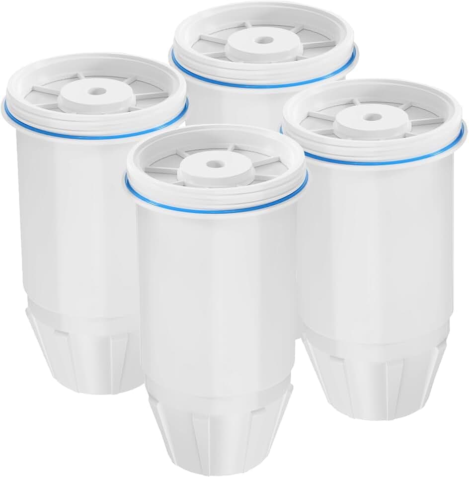 Fit for zero Pitcher and Dispenser ZR-001 ZR-004 ZP-006 ZR-017 Water Filter, Multi-Stage Filter System, Reduce Lead, Chromium, and PFOA/PFOS, Pack of 4,by Cobectal