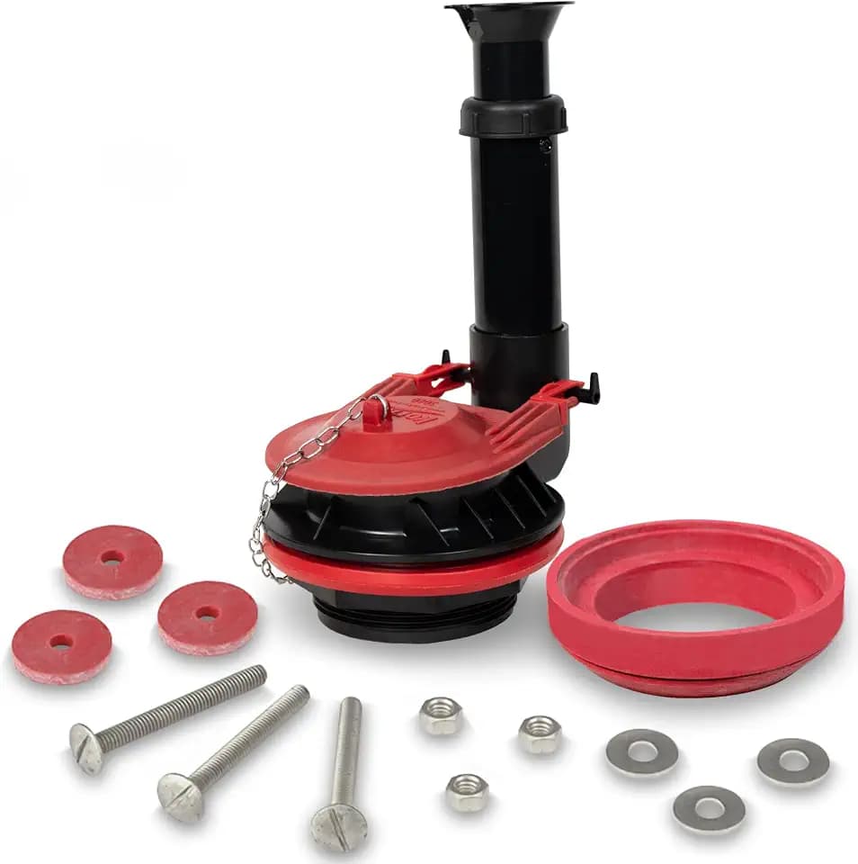 Korky Large 3-Inch Toilet Flush Valve Kit – Fits Many Brands - 5030