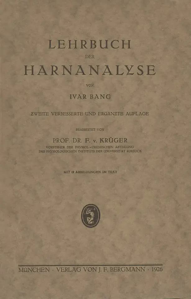 Lehrbuch der Harnanalyse (German Edition)