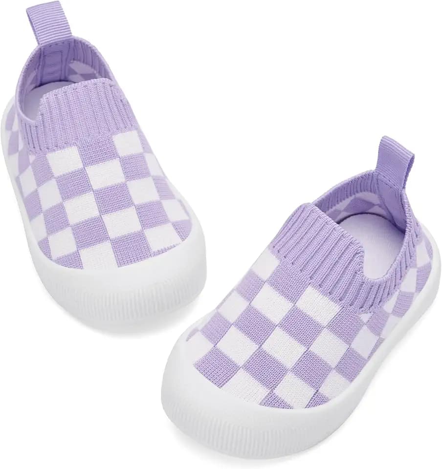 BACSAC Baby Toddler Unisex Infant Shoes Boys Girls Beige Mesh Breathable Non-Slip Soles 6-36 Months
