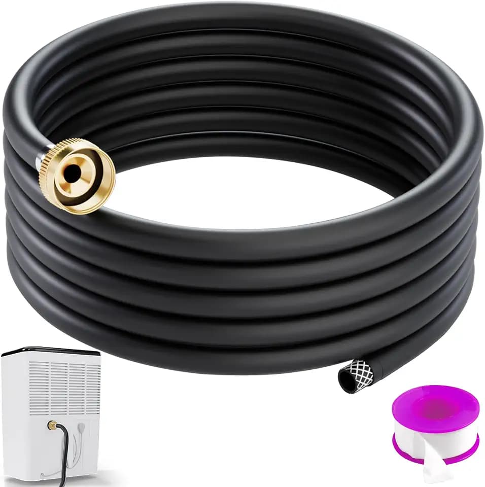 8FT Leakproof Dehumidifier Drain Hose with 3/4" FHT Rustproof Connector