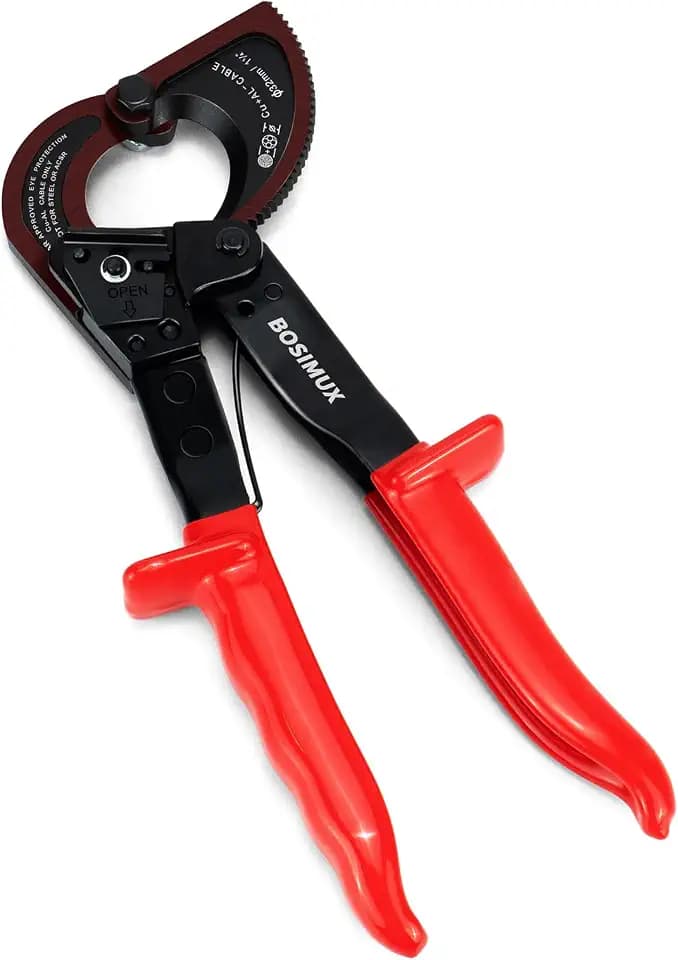 Ratcheting Cable Wire Cutter, Heavy Duty Cable Cutter up to 240mm²