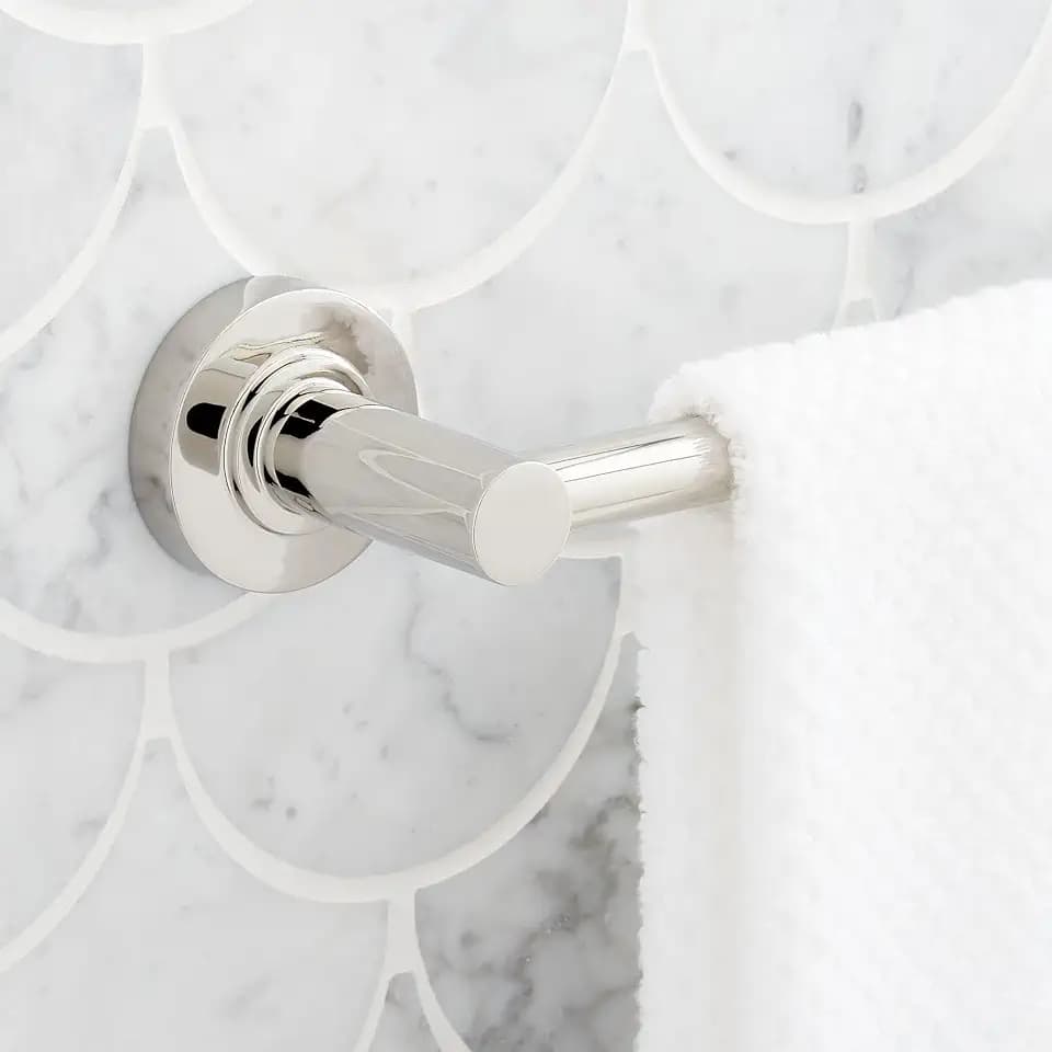 Signature Hardware 483937 Lexia 24" Towel Bar - Polished Nickel