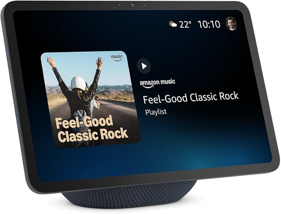 Amazon Echo Show 11 (neueste Generation) – Brillantes 11-Zoll-Display in Full-HD-Auflösung mit größerer Bildschirmfläche und 3D-Audio, Graphit, mit Alexa+ Early Access