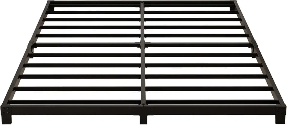 YUSENHEEI 4 Inch King Size Bed Frame, Low Profile King Bed Frame