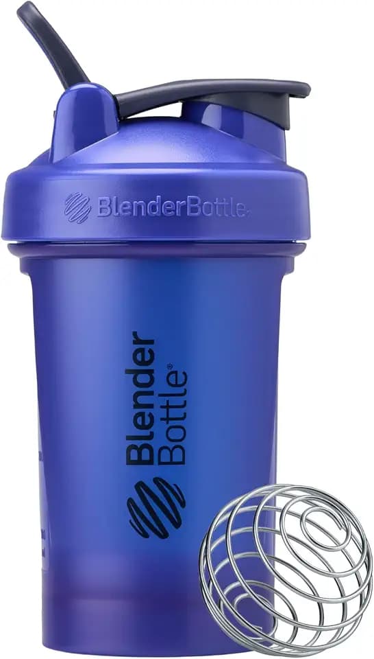 BlenderBottle Classic V2 Plastic Shaker Bottle 20 oz Reflex Blue