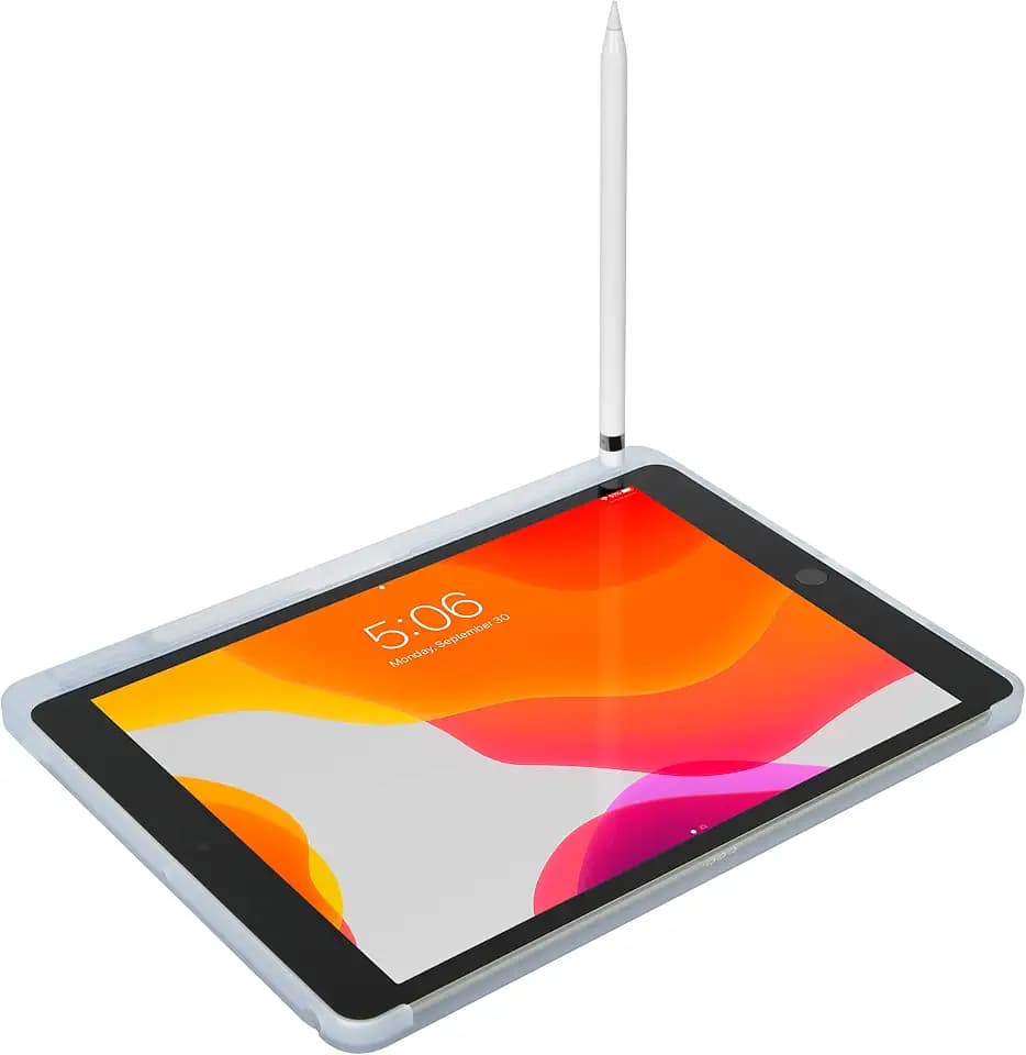 Targus THD514GL SafePort Antimikrobielle Rückenabdeckung für iPad (9., 8. und 7. Generation) 10,2-Zoll - Klar