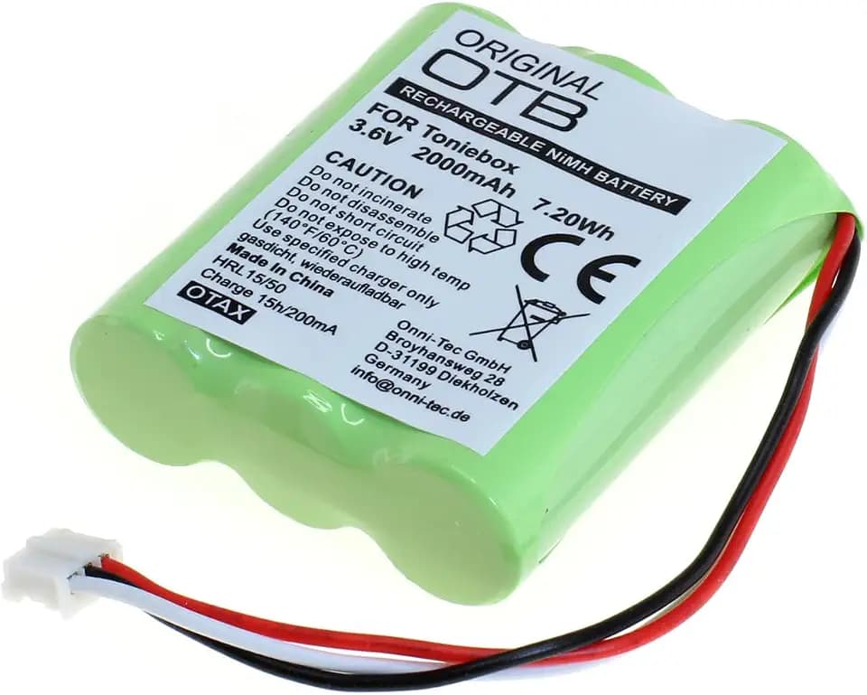 Akku für Tonie Box, Akku für Toniebox ersetzt folgenden Original-Akku 50AA5S Hersteller OTB