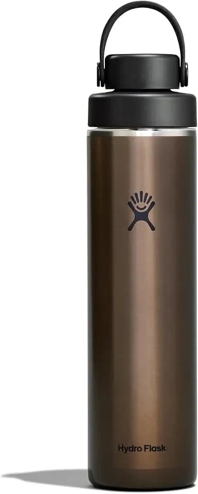 Hydro Flask Lightweight Wide Flex Chug Cap - Insulated Stainless Steel Water Bottle 24 Oz Obsidian