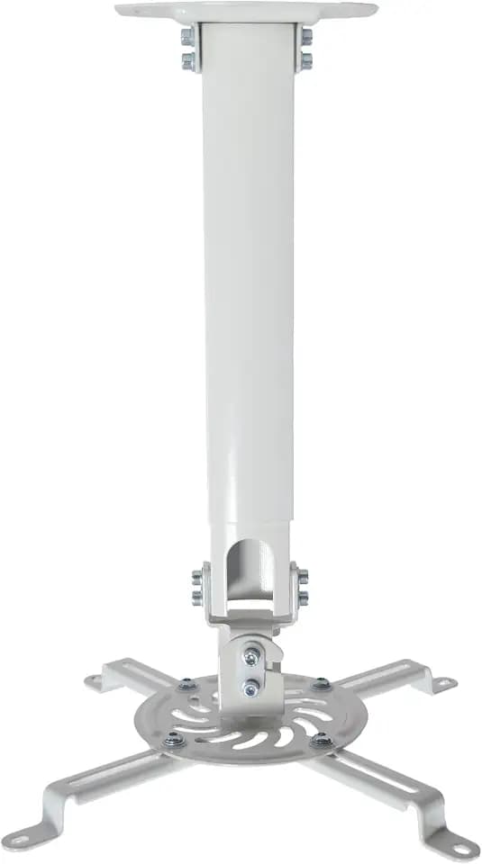 VIVO Universelle Projektorhalterung, ausziehbar, höhenverstellbar, weiß, MOUNT-VP02W