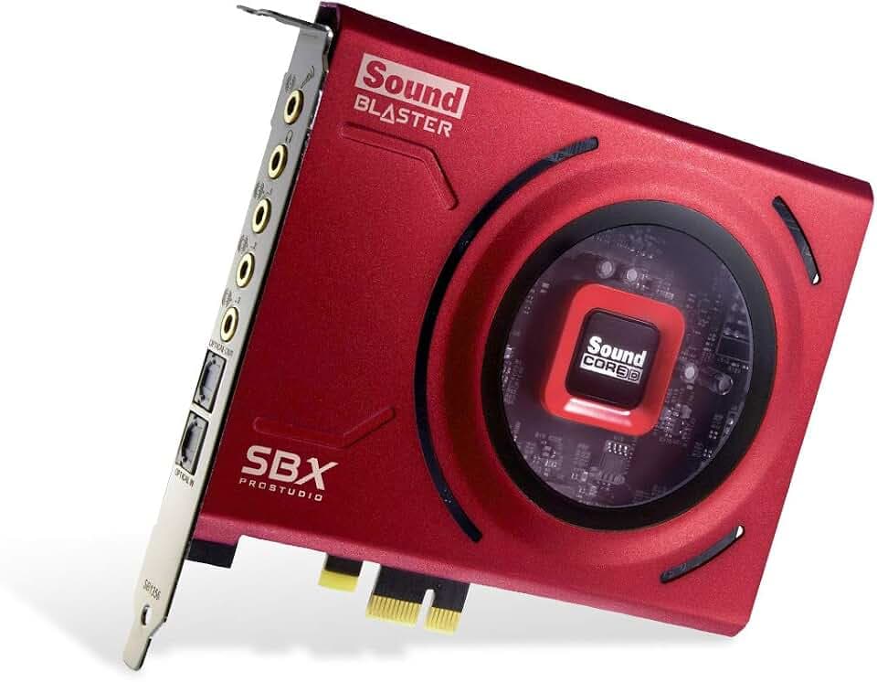 Creative Sound Blaster Z SE Interne PCI-e Gaming Soundkarte und DAC, 24-Bit/192kHz, 116dB SNR, ASIO, 600Ω Kopfhörerverstärker, Mic EQ, Diskrete 5.1/Virtual 7.1, Unterstützt Dolby Digital Live, DTS