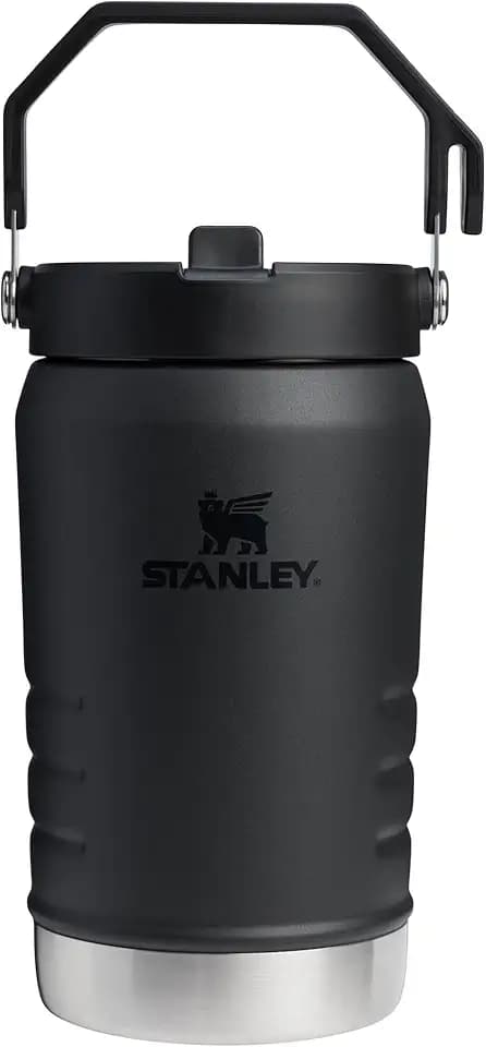 STANLEY IceFlow Flip Straw 2.0 Jug, 40 oz, Black 2.0