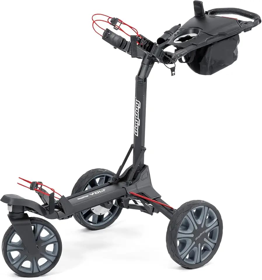 Bag Boy Volt Electric Golf Push Cart with Next Generation Battery