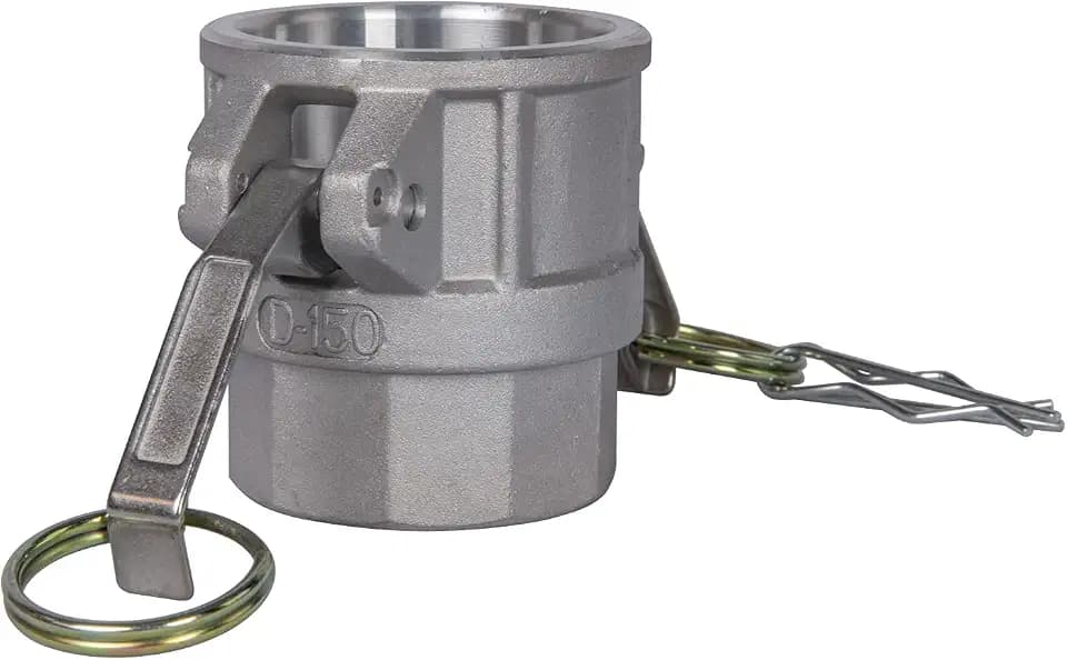 2 pcs Aluminum camlock Fittings (1-1/2" Type D) Cam & Groove Hose Fittings, cam Lock Fittings Female Coupler x Female NPT Thread cam Lock Fittings camlock Coupling (1-1/2'')