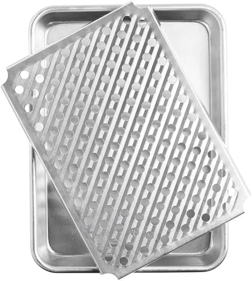 Nordic Ware Naturals Quarter Sheet with Multi-Purpose Oven and Cooling Rack