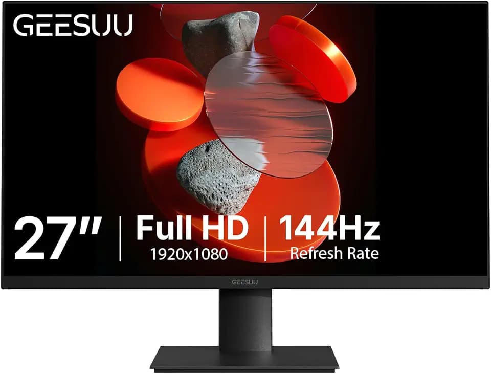27 Zoll Monitor, PC Bildschirm 144Hz, 5ms, FHD 1080p Monitore