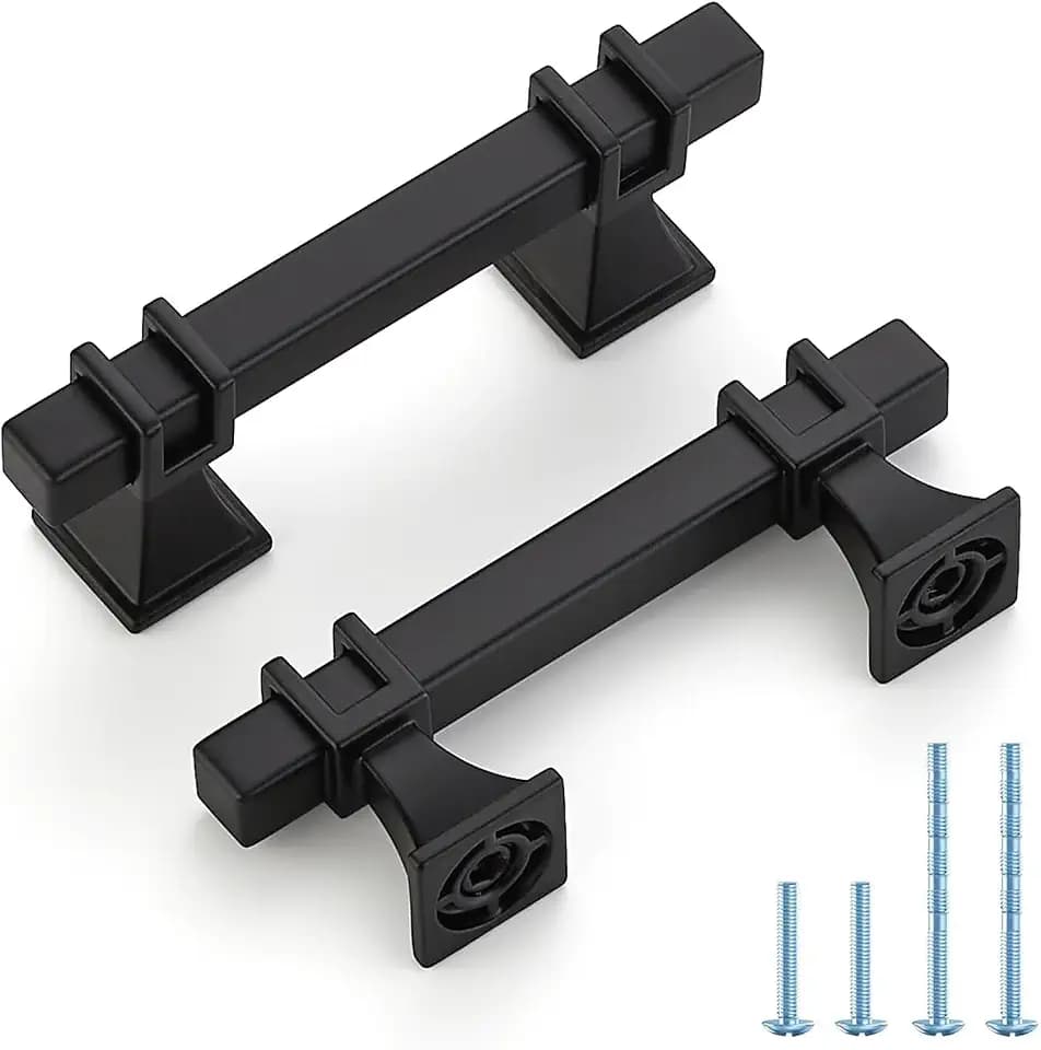 HOME EDIT Matte Black Pulls Cabinet Handles 2-1/2 Inch 10 Pack