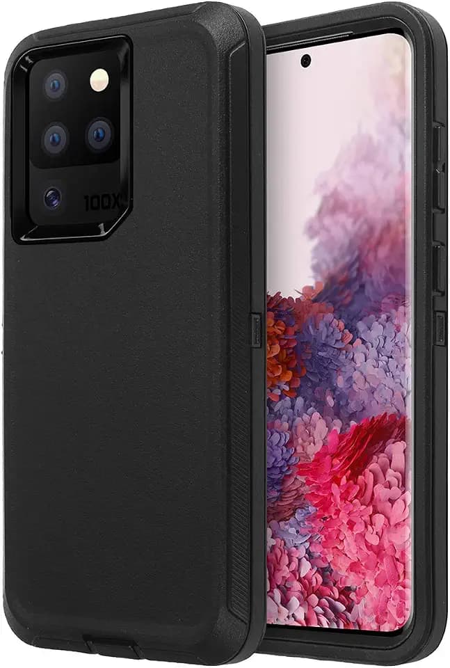 AICase Heavy Duty Case for Samsung Galaxy S20 Ultra 5G | Drop Protection, Full Body, Rugged, Shockproof, Drop, Dust Proof, 3-Layer, Protective, Durable Cover