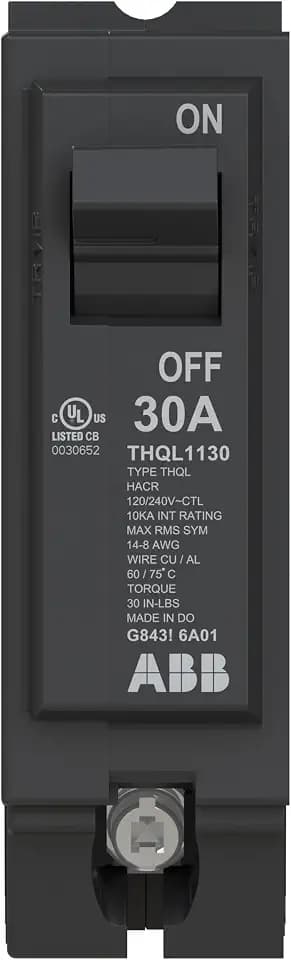 ABB Q-Line® THQL1130 • Circuit Breaker • 30 Amp Single Pole