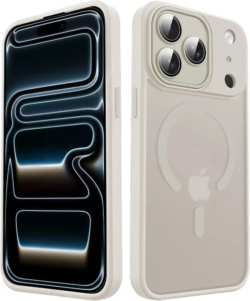 B&Jack Hülle Für iPhone 17 Pro Max 6,9 Zoll mit magnetischer Halterung, kompatibel mit MagSafe, stoßfeste, schlanke Handyhülle mit robustem Kameraschutz und kratzfestem Premium Design