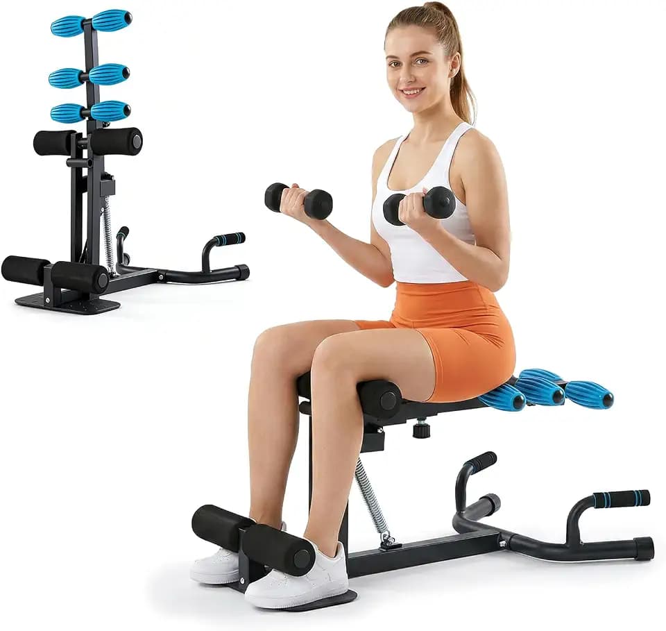 NEWBULIG Deep Squat Machine for Women, Home Gym Fitness Squat Machine