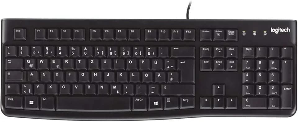 Logitech K120 Kabelgebundene Tastatur für Windows