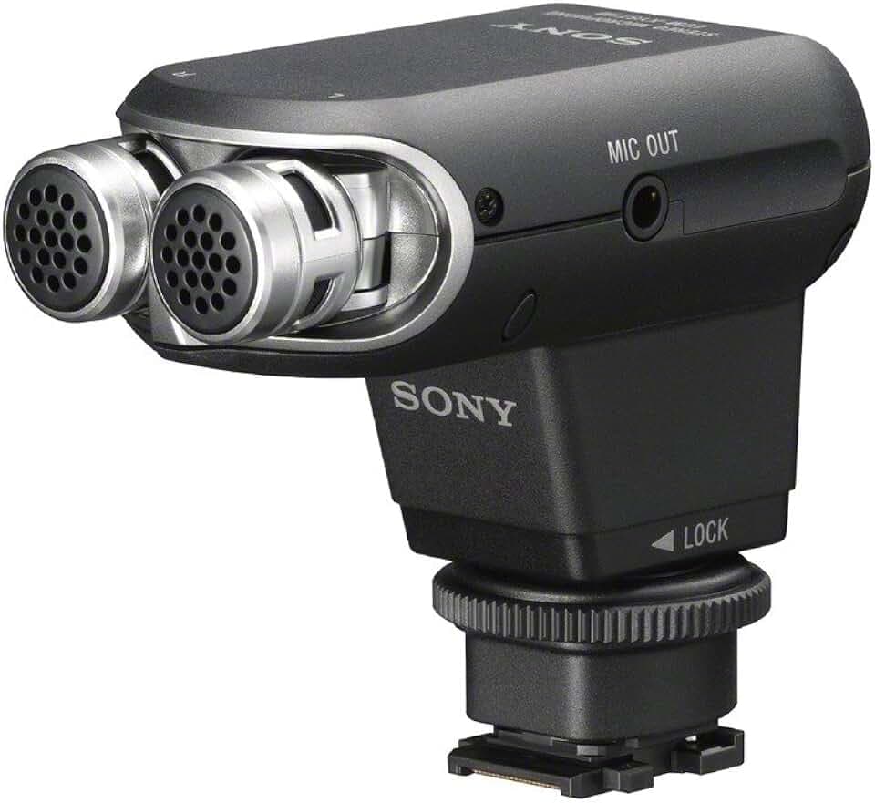Sony ECMXYST1 M Stereo-Mikrofon (schwarz)