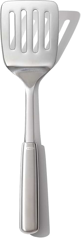 OXO Steel Cooking Turner, Stainless Steel Head