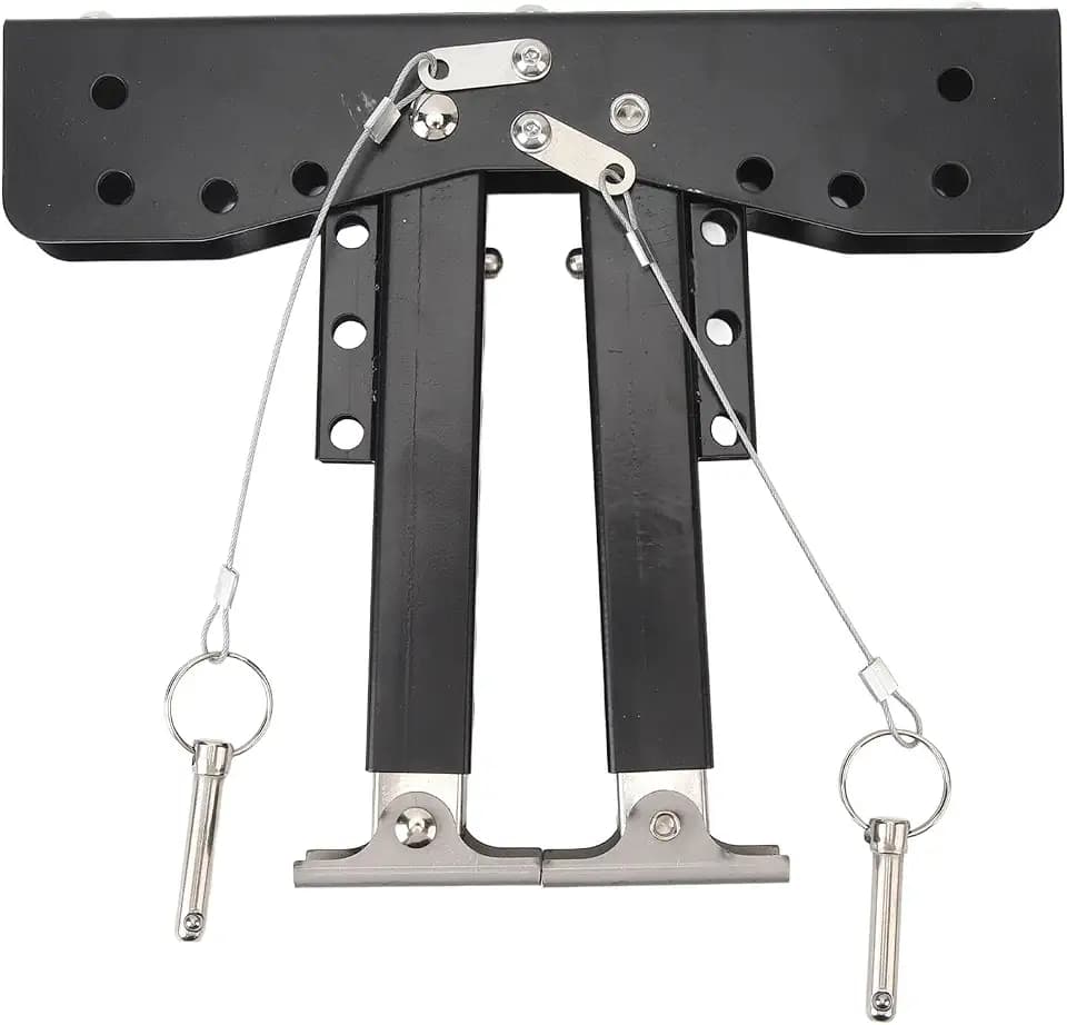Keenso RV-Stufenstützen-Stabilisator, RV-Stufenstabilisator-Kit, Vielseitig Verstellbar, Verbessert die Stabilität, RV-Treppenstabilisator für Anhänger, Wohnmobil