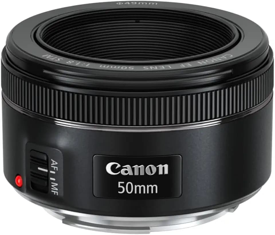 Canon EF 50mm F1.8 STM Objektiv (58mm Filtergewinde) schwarz