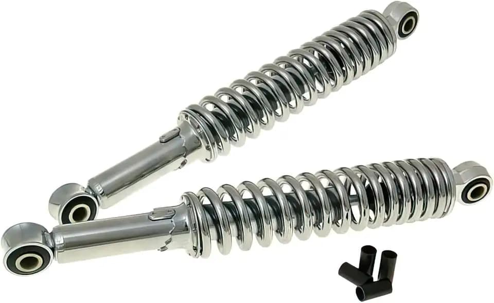 Stoßdämpfer Satz universal Chrom 320mm - Mofa, Mokick, Moped