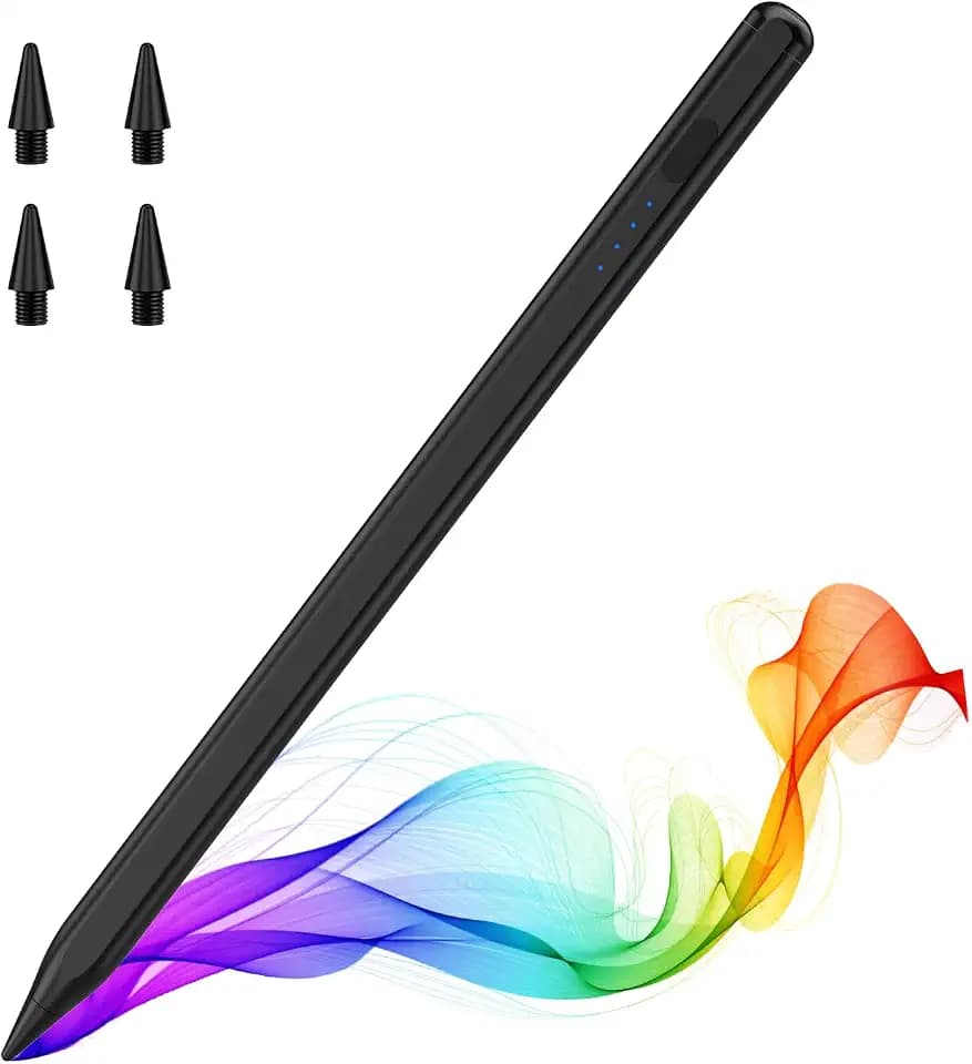 Moko Pencil for iPad(A16) 11th 10th Gen,USB-C Fast Charging,Black