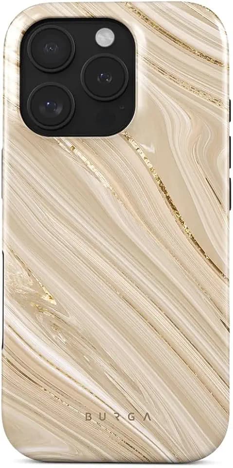 BURGA Unisex Phone Case for iPhone 16 Pro Max, Dual-Layer Protective Cover
