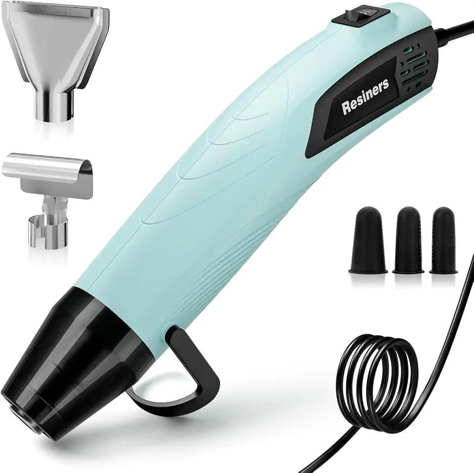 Resiners Heat Gun for Crafting, 350W Mini Heat Gun for Resin Bubbles