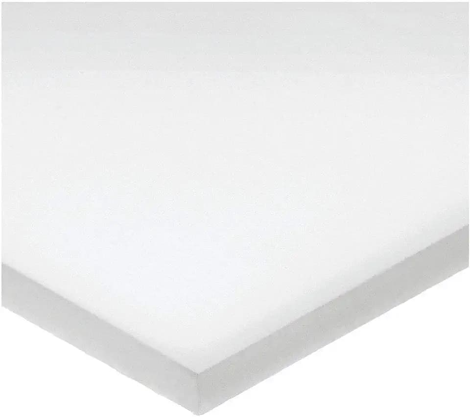 USA Sealing BULK-PS-PE-151 HDPE Plastic Bar, 1/2" Height, 2" Width, 12" Length