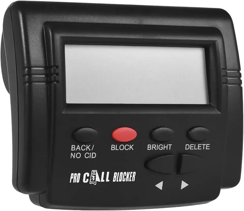CT-CID803 Caller ID Box Call Blocker Stoppen Sie belästigende Anrufe Geräte Anruf-ID-LCD-Screen-Display mit 1500-Nummern Kapazität Stoping Alle Cold Calls für Festnetz-Telefone Antique